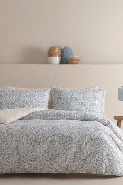 روتختی یک نفره Dormy Home مدل Lacie پنبه‌ای - آبی