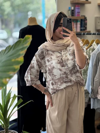 شومیز باکسی گازوئیلی_4528