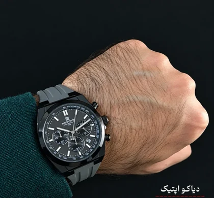 ساعت مچی اورجینال مردانه سه موتور برند نیوی فورس مدل NF8080 بند رابر