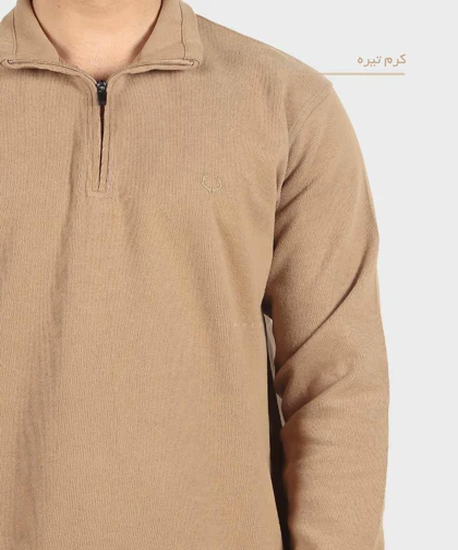 دورس نیم زیپ مردانه یقه سه سانت 0642