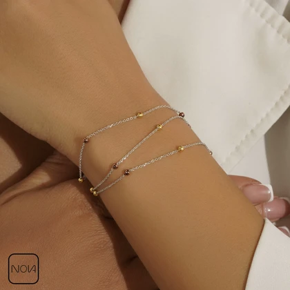 دستبند نقره کد 351213