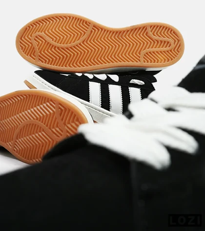 کفش کتانی مردانه و زنانه مشکی سفید ADIDAS Campus مدل 4238