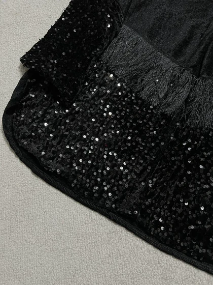 کت مخمل پولکی