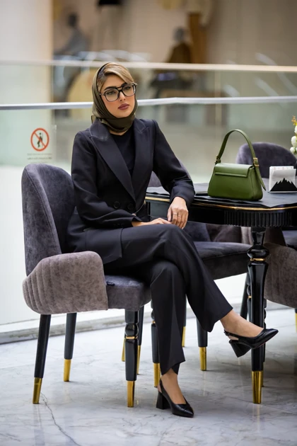 مانتو شلوار کجراه پرنسا