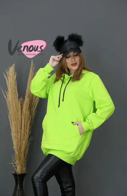 هودی بلند کلاهدار