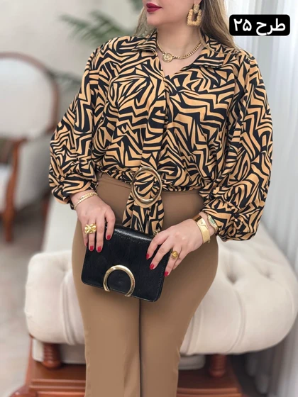 شومیز الیزه حلقه‌ای 2763