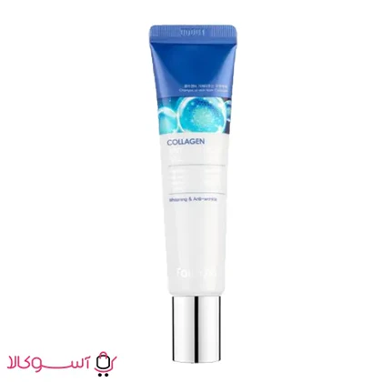 سرم دور چشم غلطکی فارم استی مدل collagen water حجم 25 میل