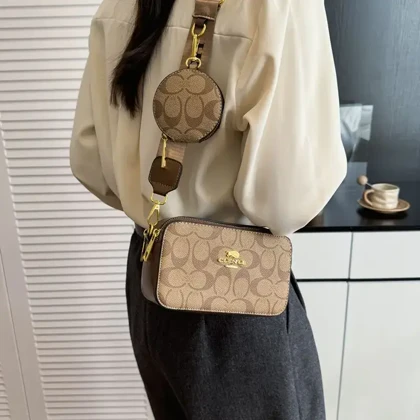 کیف دوشی زنانه وارداتی طرح coach کد665