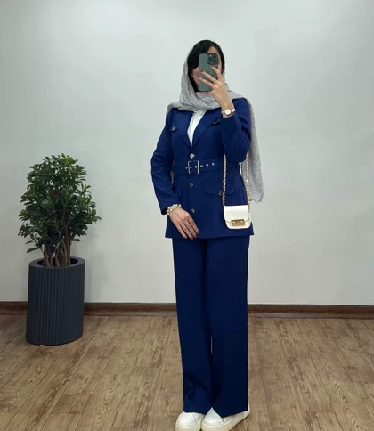 ست سه تیکه کت و شلوار به همراه کمربند ماتیسا