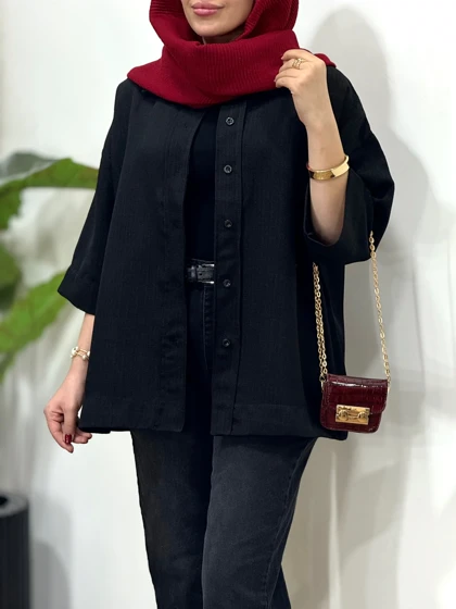 تونیک مانتویی باکسی یگانه