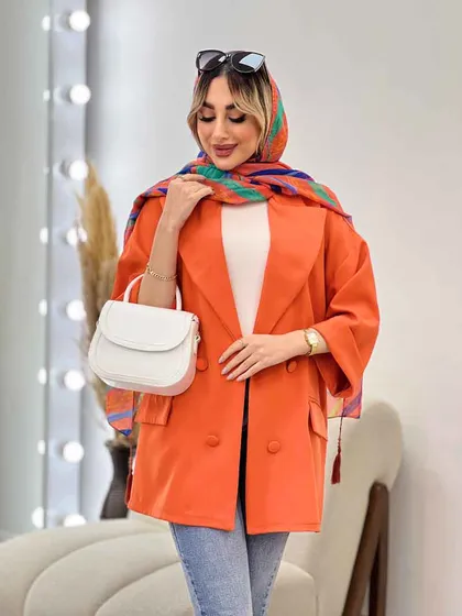 مانتو مازراتی یقه بلیزری