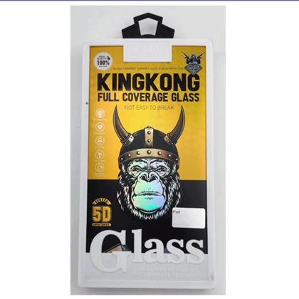 گلس شیشه ای تمام چسب آیفون 14 پرومکس موکوسون KINGKONG