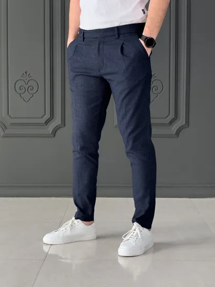 شلوار 396 ZARA آبی تیره