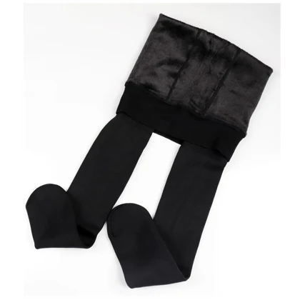 جوراب شلواری تو خز دار سه بعدی مشکی