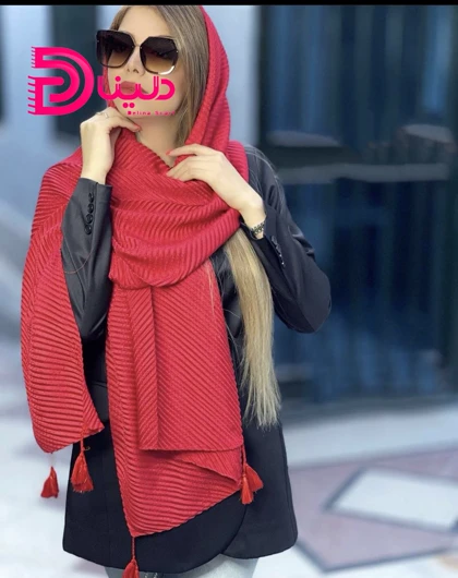 شال پلیسه پوست ماری