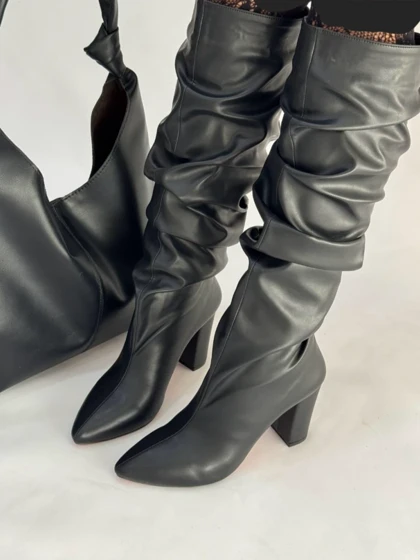 بوت پاشنه چروک مکس 4262