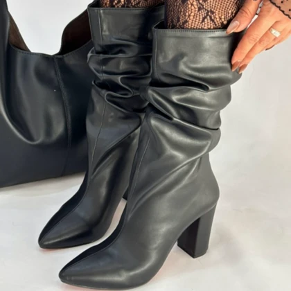 نیم بوت پاشنه کوتاه مکس 4265