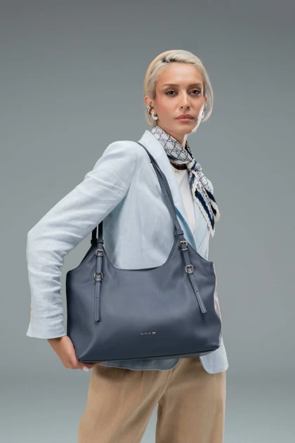 کیف دستی زنانه چرم مصنوعی دسته دار دیوید جونز DAVIDJONES