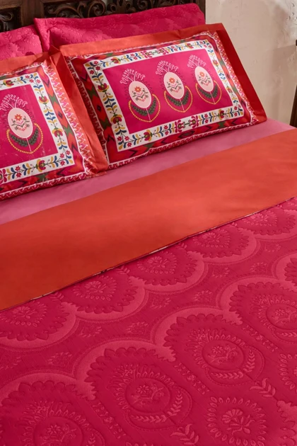 سرویس روتختی دو نفره Karaca Home مدل Nayela پنبه