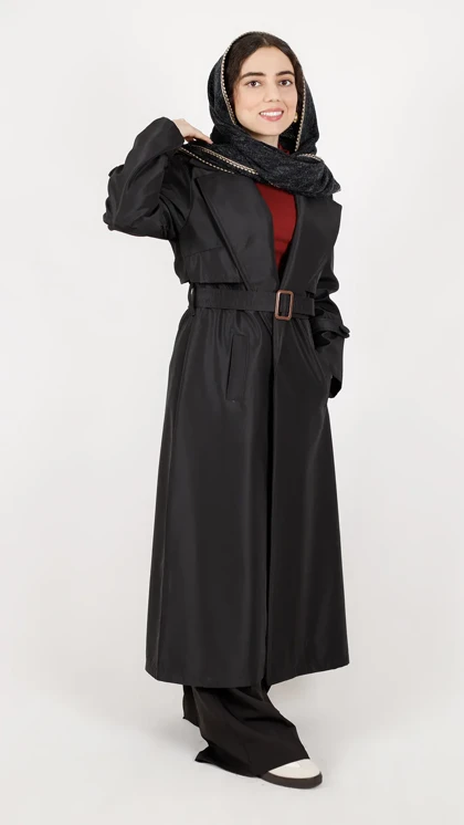 بارانی بلند آستردار سانتانا