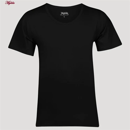 زیرپوش آستین دار مردانه ماییلدا مدل پنبه‌ای مشکی کد 4710-2 بسته 2 عددی