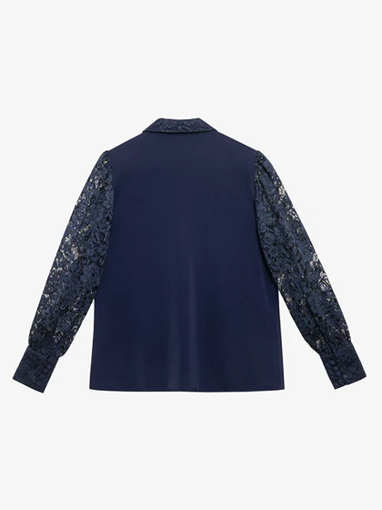 شومیز آستین گیپور مجلسی زنانه مریم