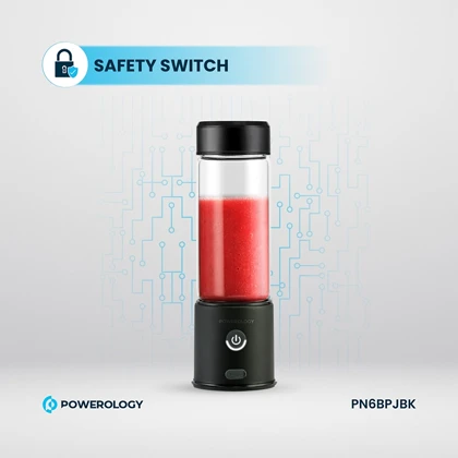 مخلوط کن و شیکر 6 تیغهPOWEROLOGY مدل BLADE PORTABLE JUICER