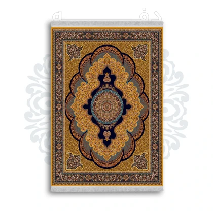 *جدید* فرشینه از جنس پارچه شانل مخمل ترک طرح فانتزی برند دفه کد 1239