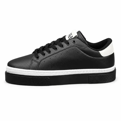 کفش کتانی مردانه مدل ونس پل اندبیر مشکی سفید Vans Pull Bear