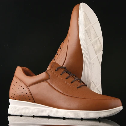 کفش روزمره زنانه چرم یلسان مدل نیها کد 629-GN