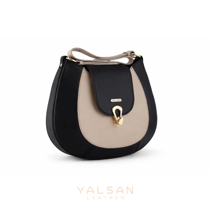 کیف دوشی زنانه چرم یلسان مدل آوید کد 218-GN