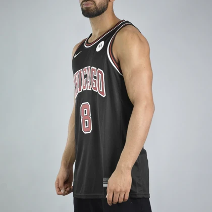 رکابی ورزشی مردانه شیکاگو بولز مدل Dri Fit-Lavine-398 مشکی