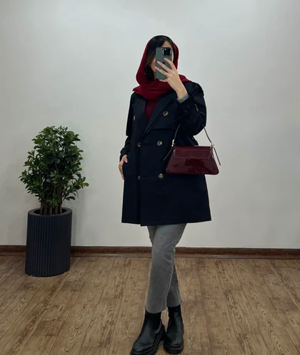 بارانی آستردار بادوم