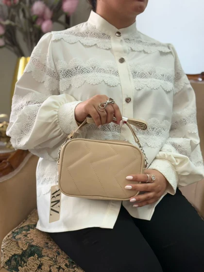 کیف زنانه زارا نسکافه ای