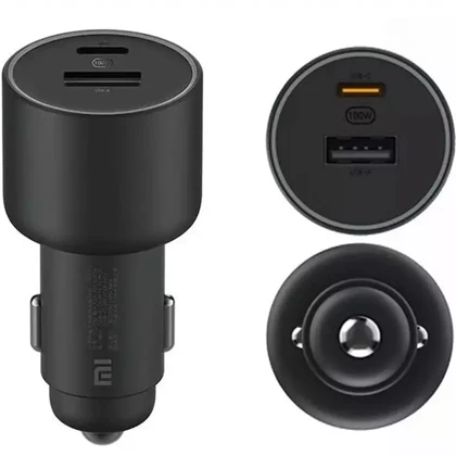 شارژر فندکی فست شارژ شیائومی Xiaomi اصل مدل MDY-16-ER توان 100 وات