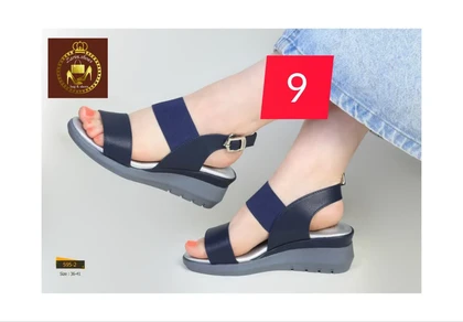 صندل لژدار زنانه اسپرت تمام طبی 595-2