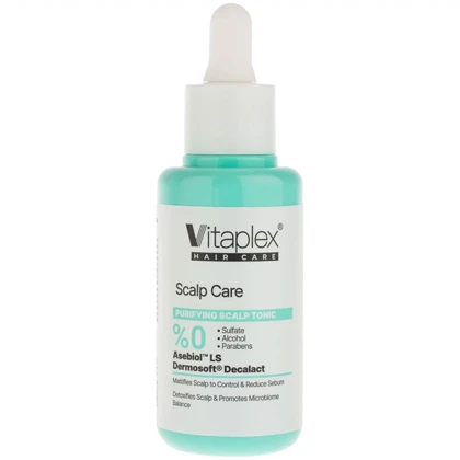 تونیک مو ویتاپلکس مدل Scalp Care کنترل کننده چربی و ضد شوره کف سر 100ml