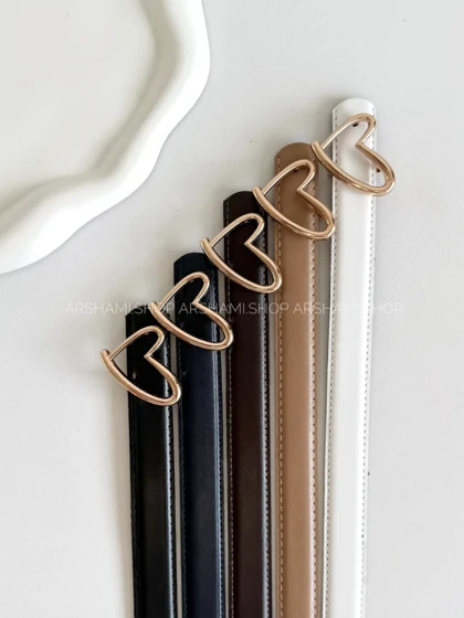 کمربند چرمی زنانه بردبار