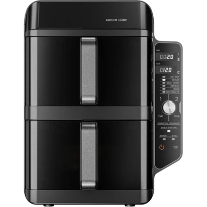 هواپز و سرخ کن بدون روغن گرین لاین مدل G-FR57دوطبقه 10.2 لیتر