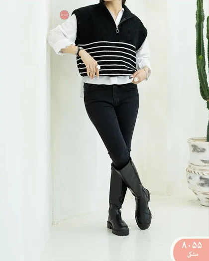 ژیله بافت راه راه 8055