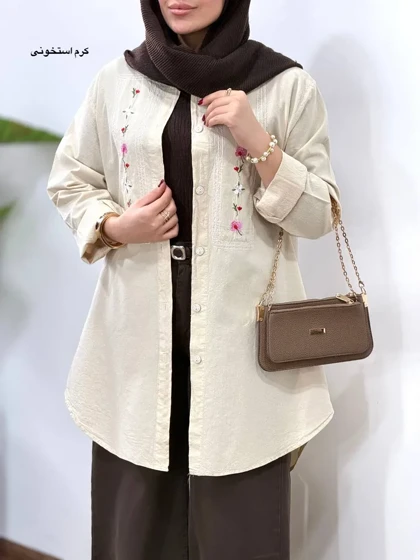 مانتو گلدوزی آیسو مارینا