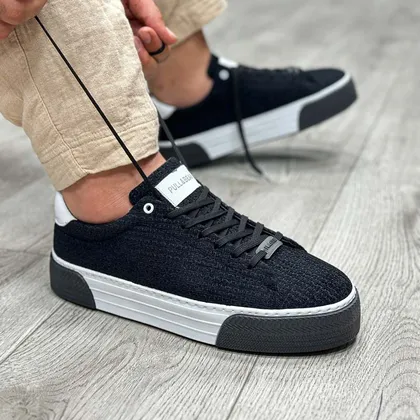 کفش مردانه مدل پول اند بیر pull&bear رنگ مشکی