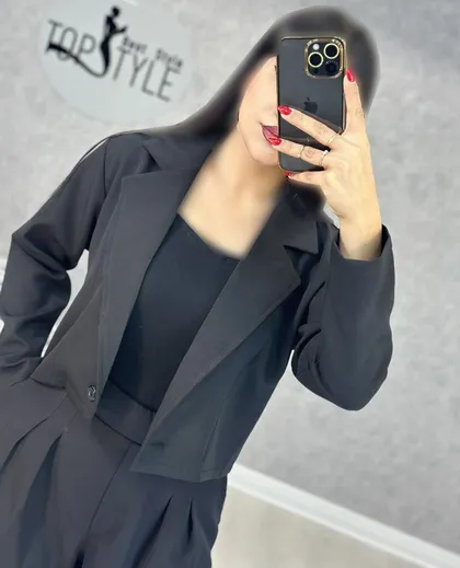 ست کراپ کت و شلوار : 8763