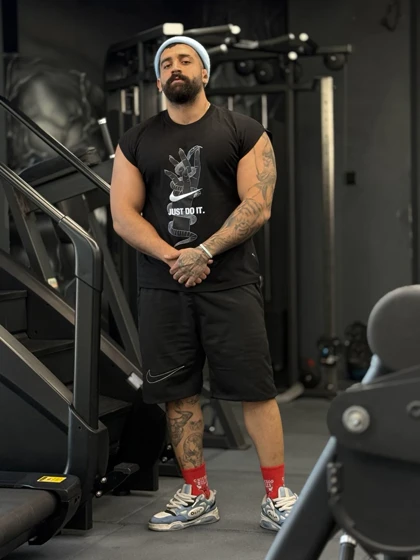 رکابی نایک حلقه‌ای وست مشکی nike