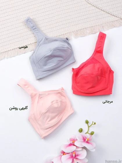 سوتین نخی شیشه‌ای بدون فنر ایزابلا کد 530