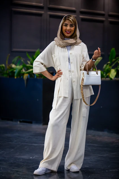 مانتو شلوار رایون دو جیب