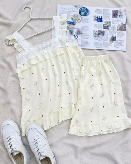 ست تاپ و شلوارک عروسکی کد 5534