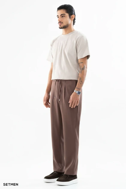 تیشرت مردانه ژاکارد یقه گرد