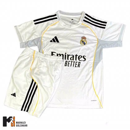 کیت فوتبالی رئال مادرید سفید اصلی کد 2014764