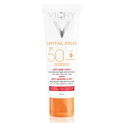 کرم ضد آفتاب رنگی ویشی Anti-Aging 3-in-1 SPF50